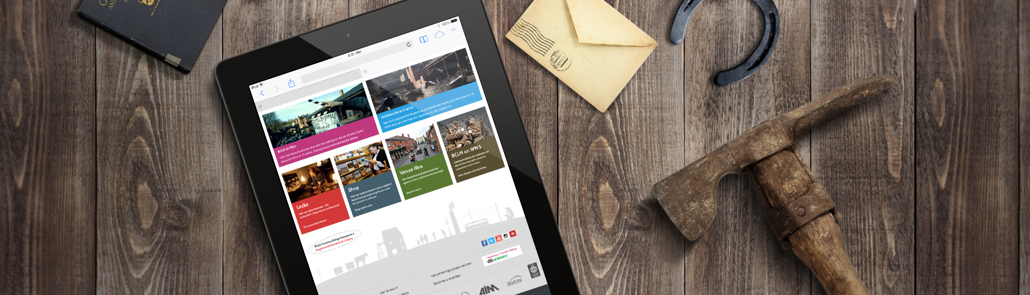black country living museum web design