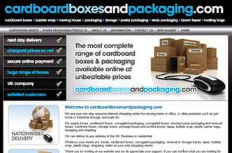 New Website Launched: CardboardBoxesandPackaging.com