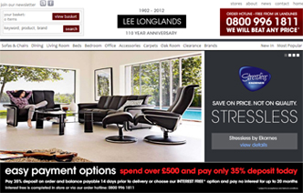 eCommerce web design lee longlands