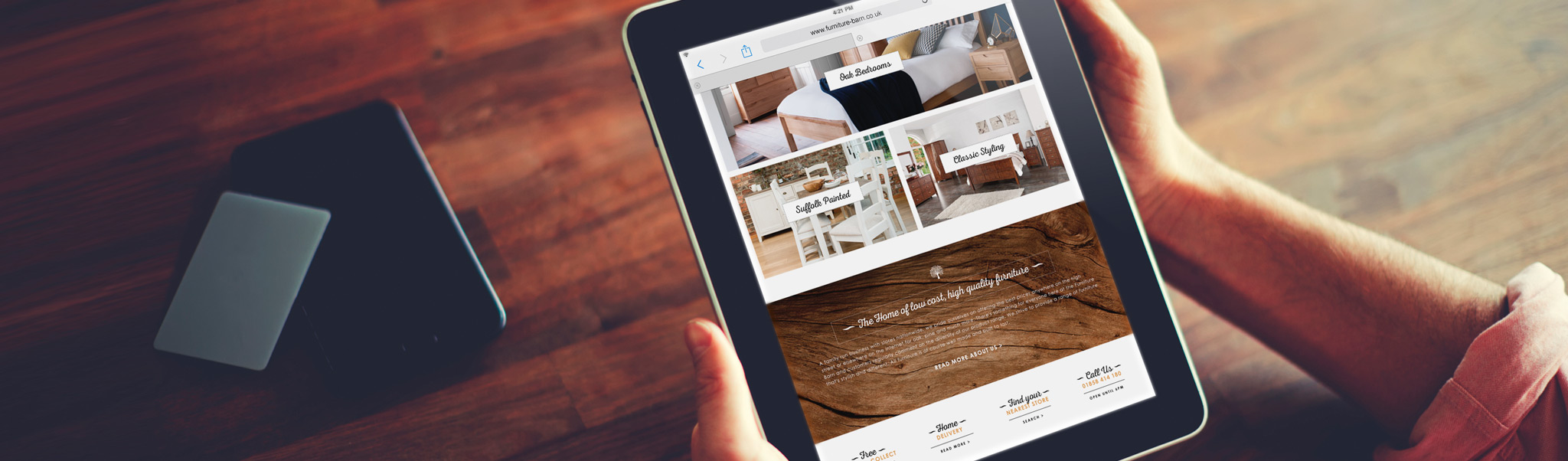 furniture barn web design