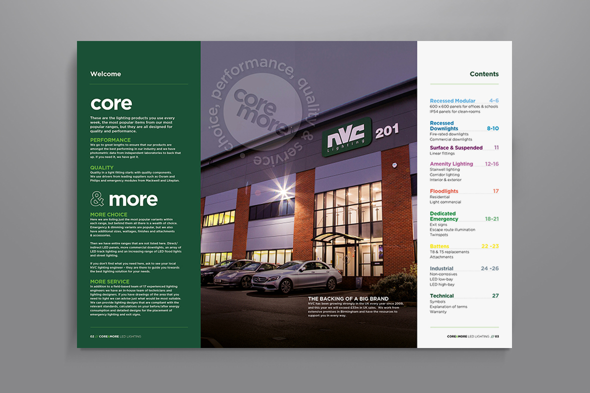 NVC Lighting print design